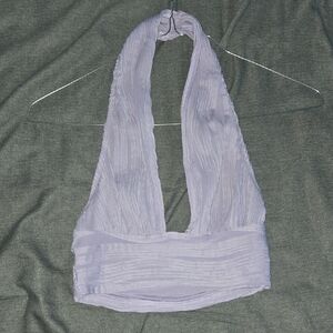 SHEIN Light Purple Textured Top